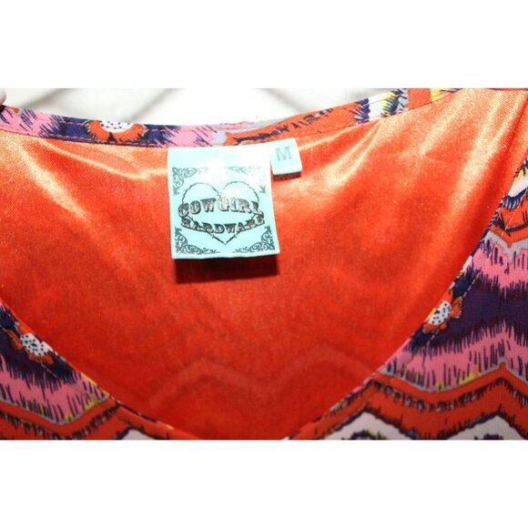 COWGIRL HARDWARE bell sleeve mini dress M - Picture 5 of 5